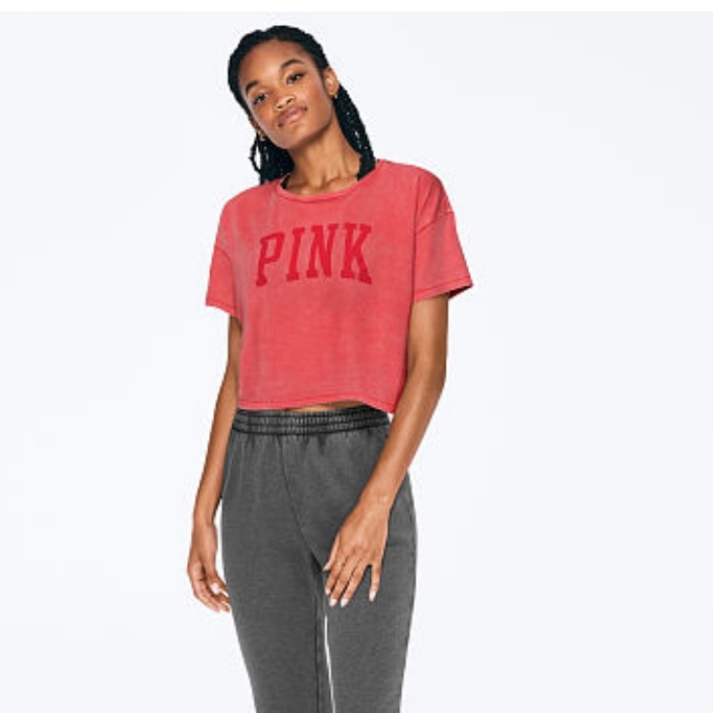 Girlfriend Cropped Tee - M